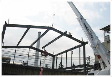 鳶 鉄板 有限会社斎藤クレーン クレーン作業一式承ります